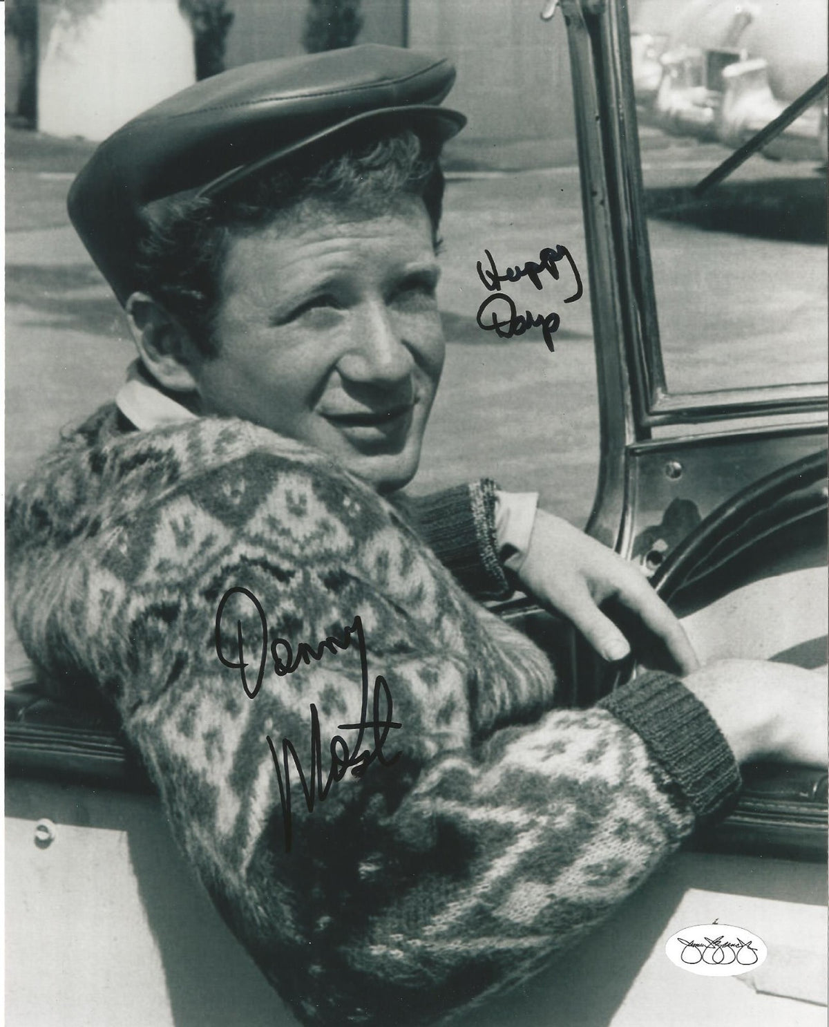 DONNY MOST "HAPPY DAYS" RALPH MALPH SIGNED AUTOGRAPHED 8X10 PHOTO JSA SOA B