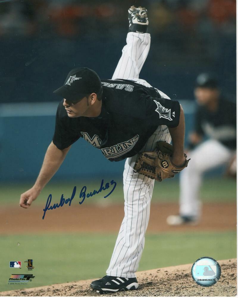 ANIBAL SANCHEZ FLORIDA MARLINS SIGNED AUTOGRAPHED 8X10 PHOTO W/ COA