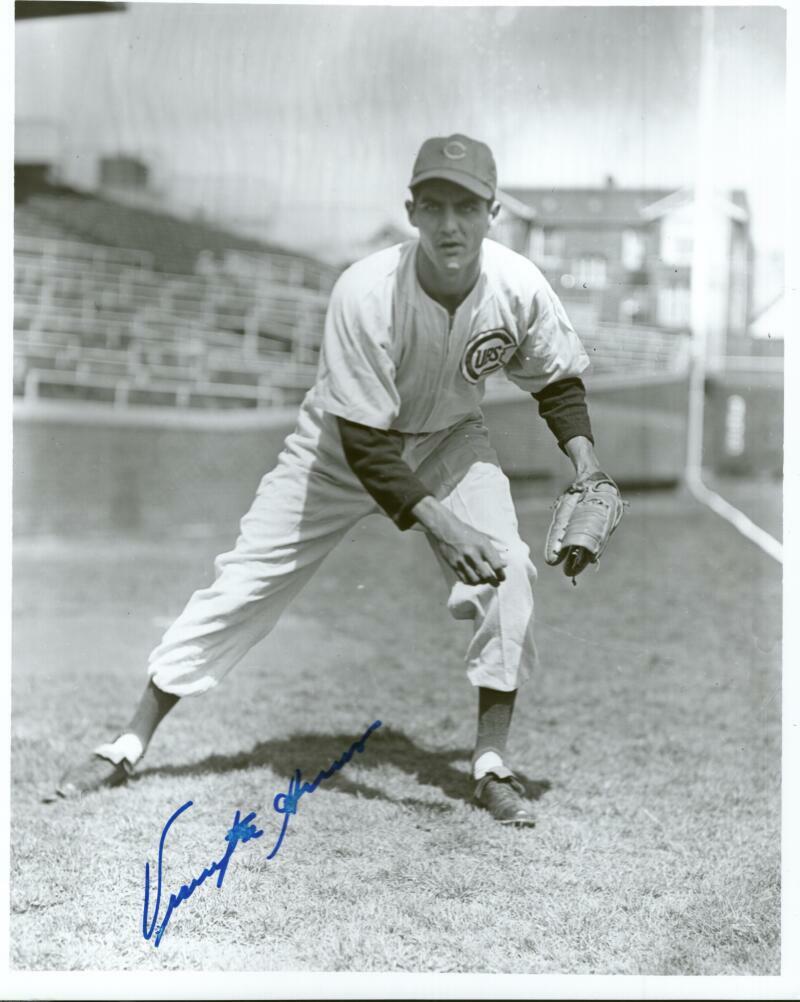 VINCENTE AMOR CHICAGO CUBS SIGNED AUTOGRAPHED 8X10 PHOTO W/ COA