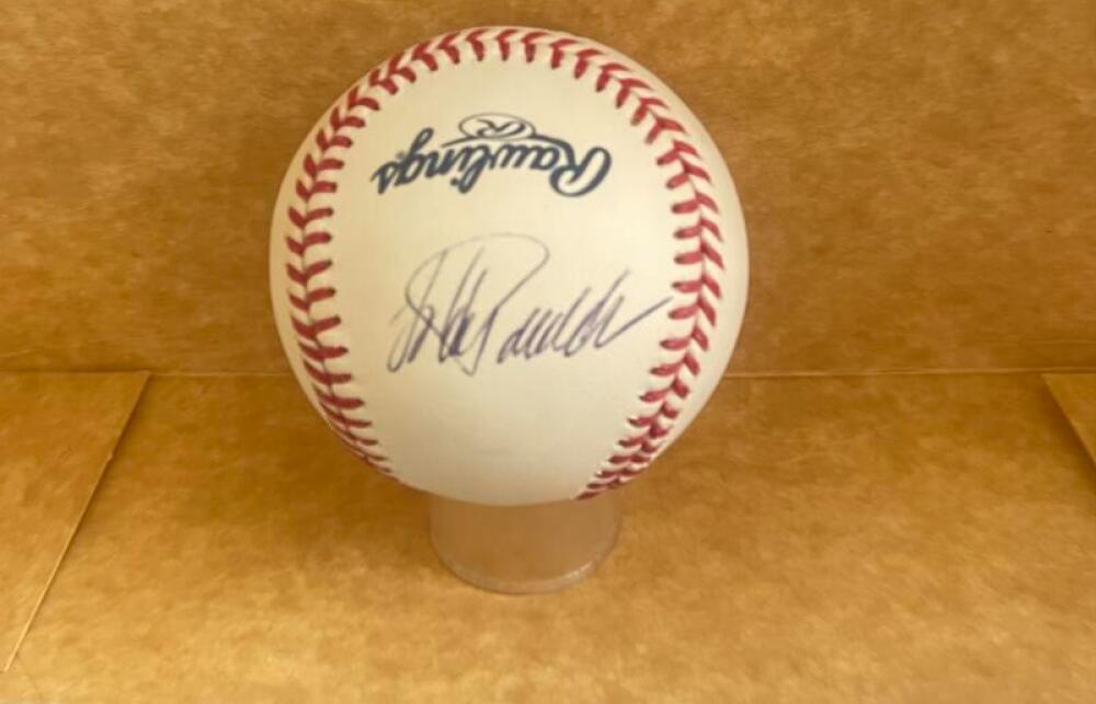 JORGE POSADA YANKEES 1999 WORLD SERIES SIGNED BASEBALL BECKETT AUTH