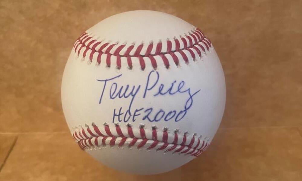 TONY PEREZ HOF 2000 REDS  SIGNED AUTO M.L. BASEBALL JSA WIT560347