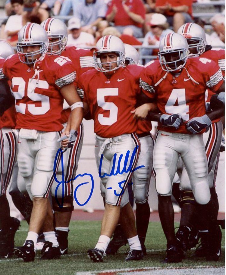 JEREMY UHLENAKE OHIO STATE BUCKEYES SIGNED AUTOGRAPHED 8X10 PHOTO W/COA