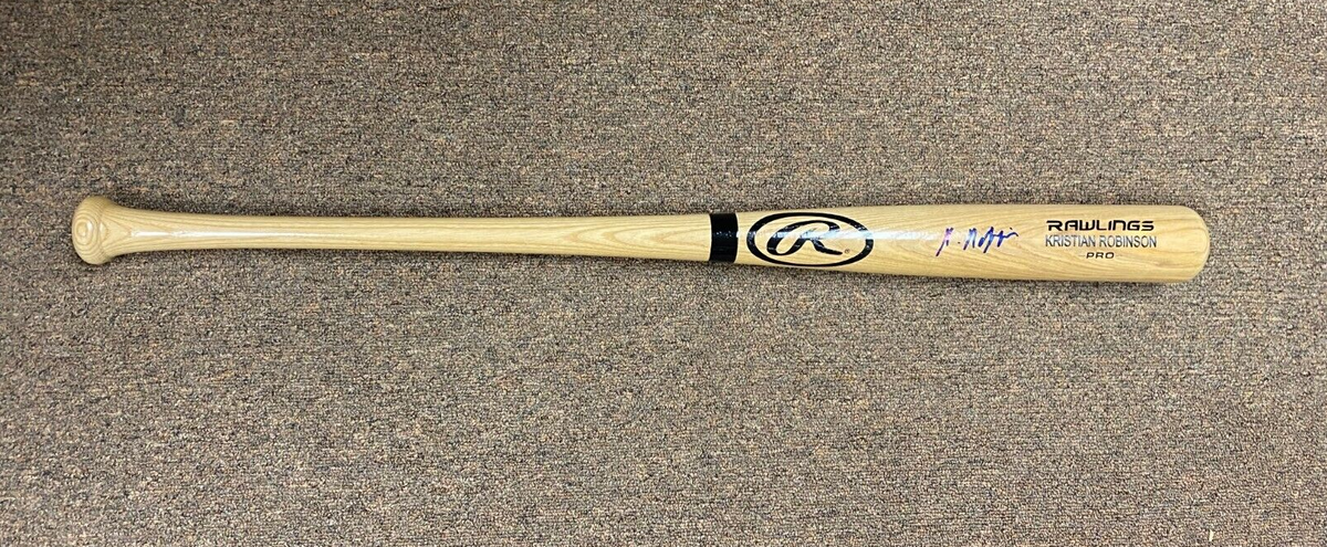 KRISTIAN ROBINSON ARIZONA DIAMONDBACKS SIGNED AUTO RAWLINGS ENGRAVED BAT JSA