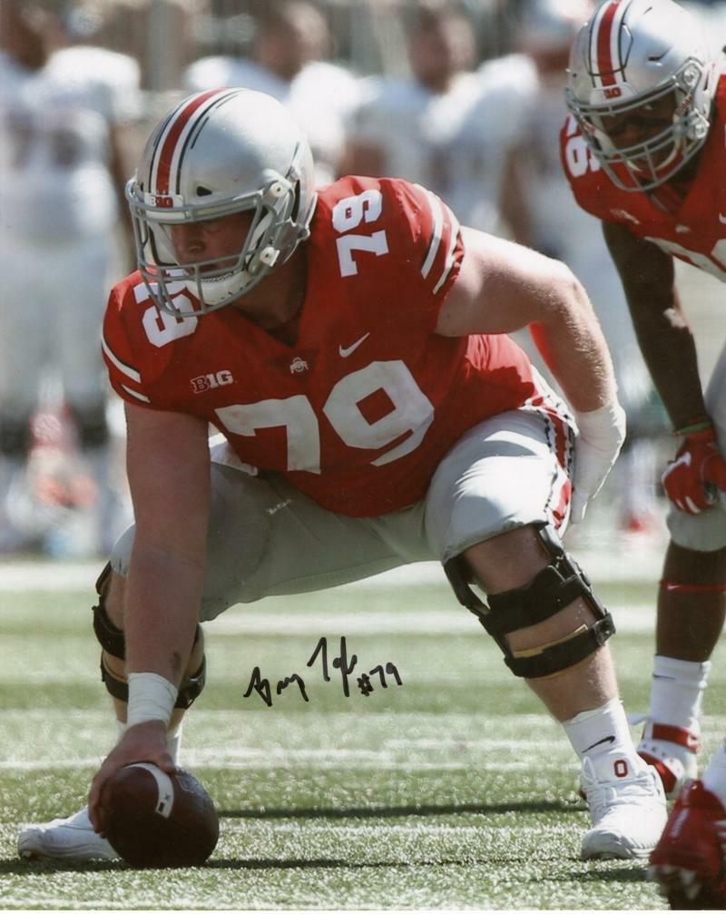 BRADY TAYLOR OHIO STATE BUCKEYES SIGNED AUTOGRAPHED 8X10 PHOTO W/ COA