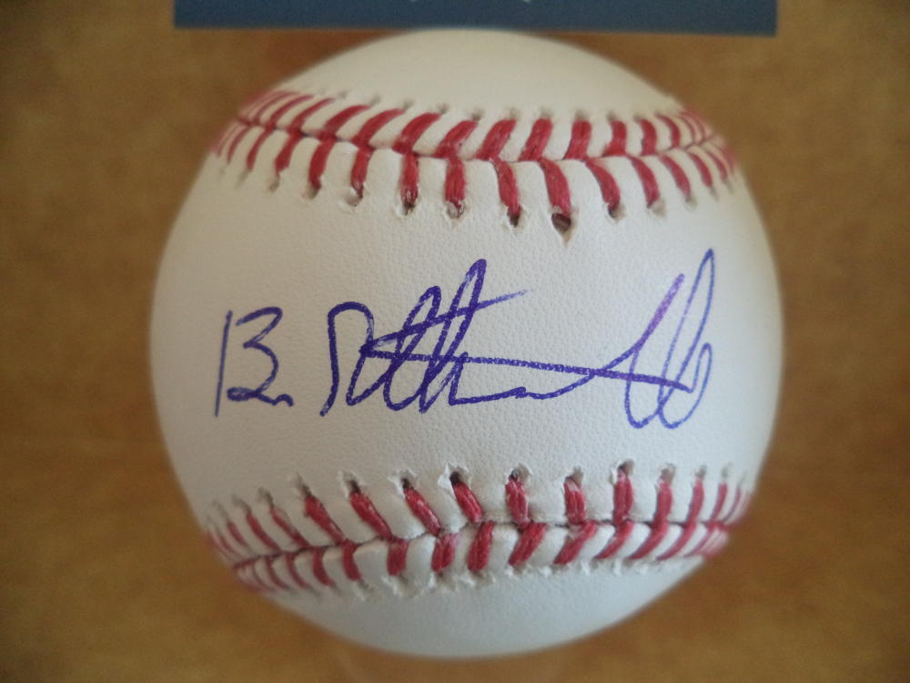 BLAKE RUTHERFORD WHITE SOX ROOKIE YEAR SIGNED AUTO ML BASEBALL BECKETT R07487