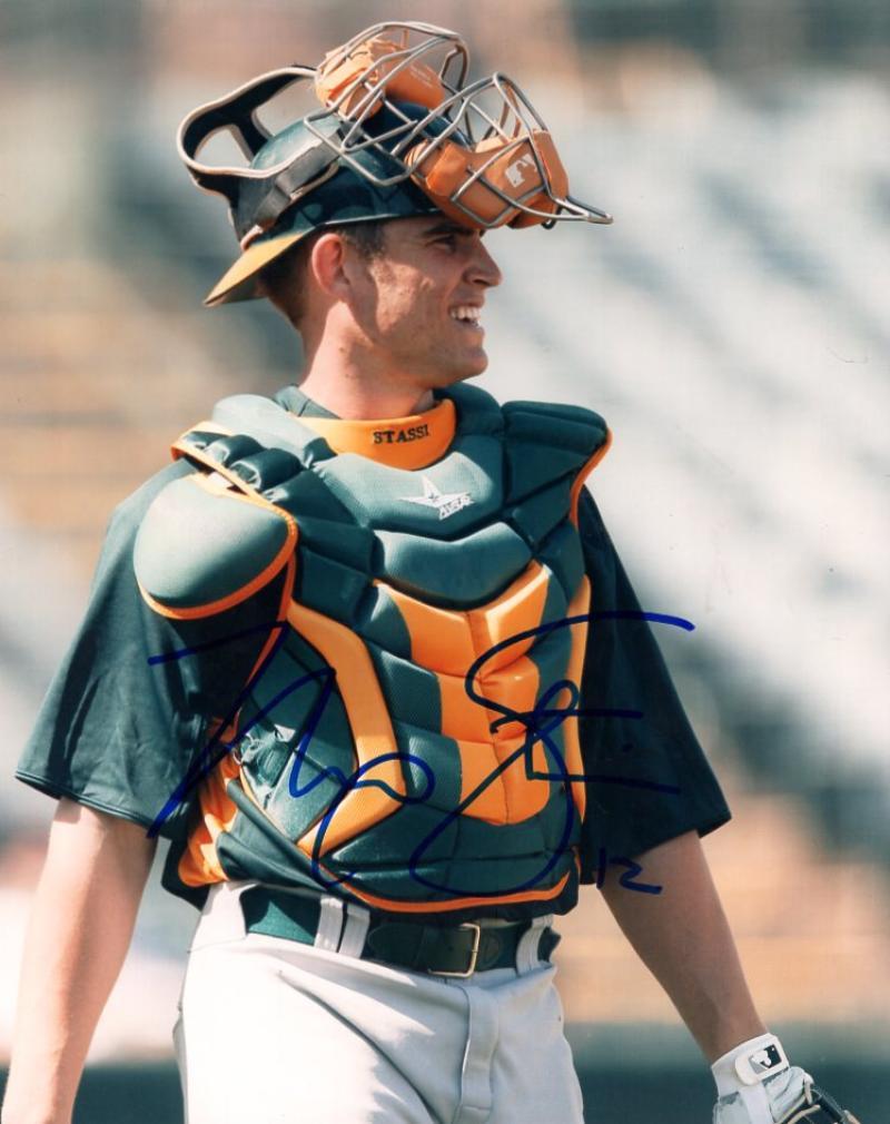 MAX STASSI OAKLAND A'S SIGNED AUTOGRAPHED 8x10 W/COA
