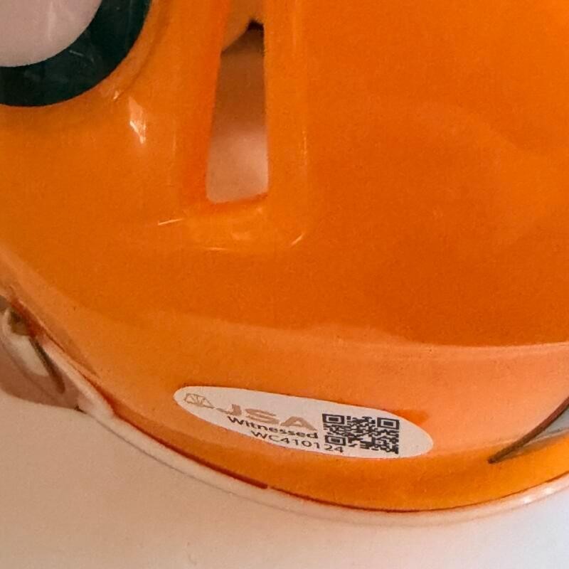 RANDALL COBB GREEN BAY PACKERS SIGNED SPEED MINI HELMET JSA 