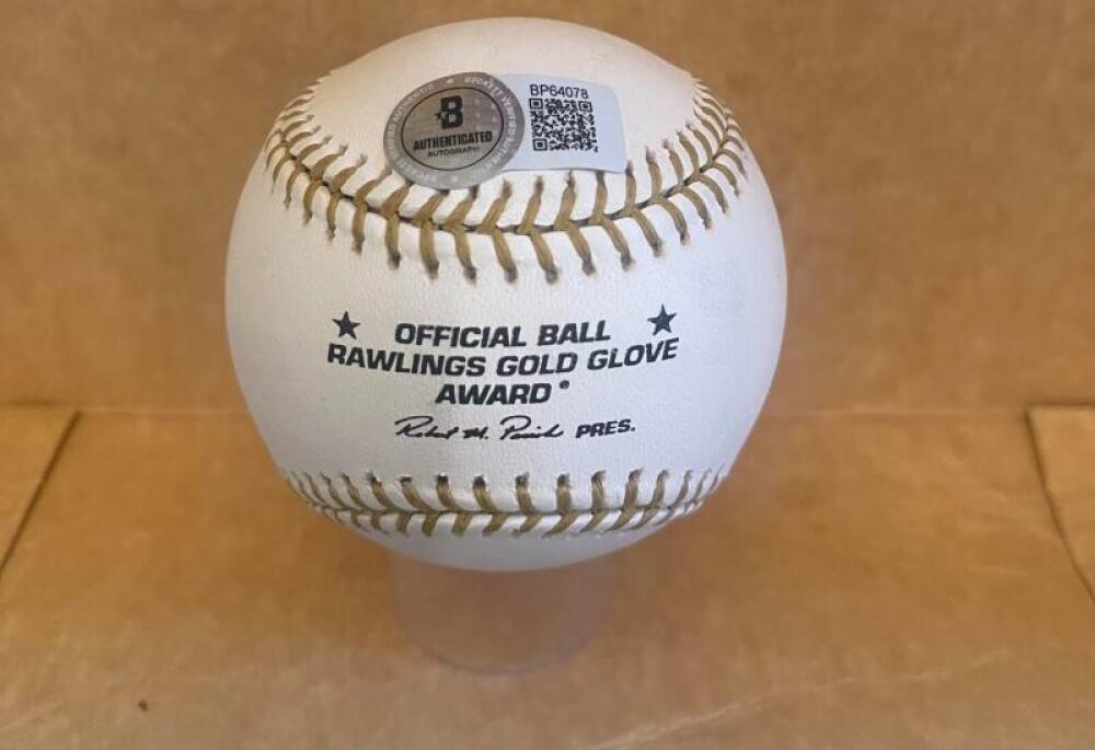 FRANK MALZONE 3X ALL STAR SIGNED AUTOGRAPHED GG BASEBALL BECKETT AUTH