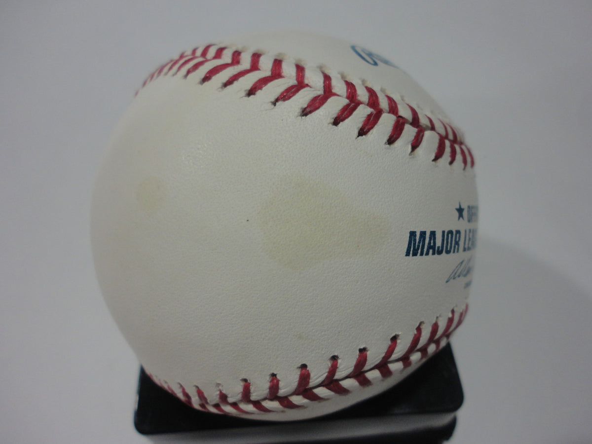 GARRETT ATKINS ROCKIES/ORIOLES  SIGNED AUTOGRAPHED MAJOR LEAGUE BASEBALL W/COA