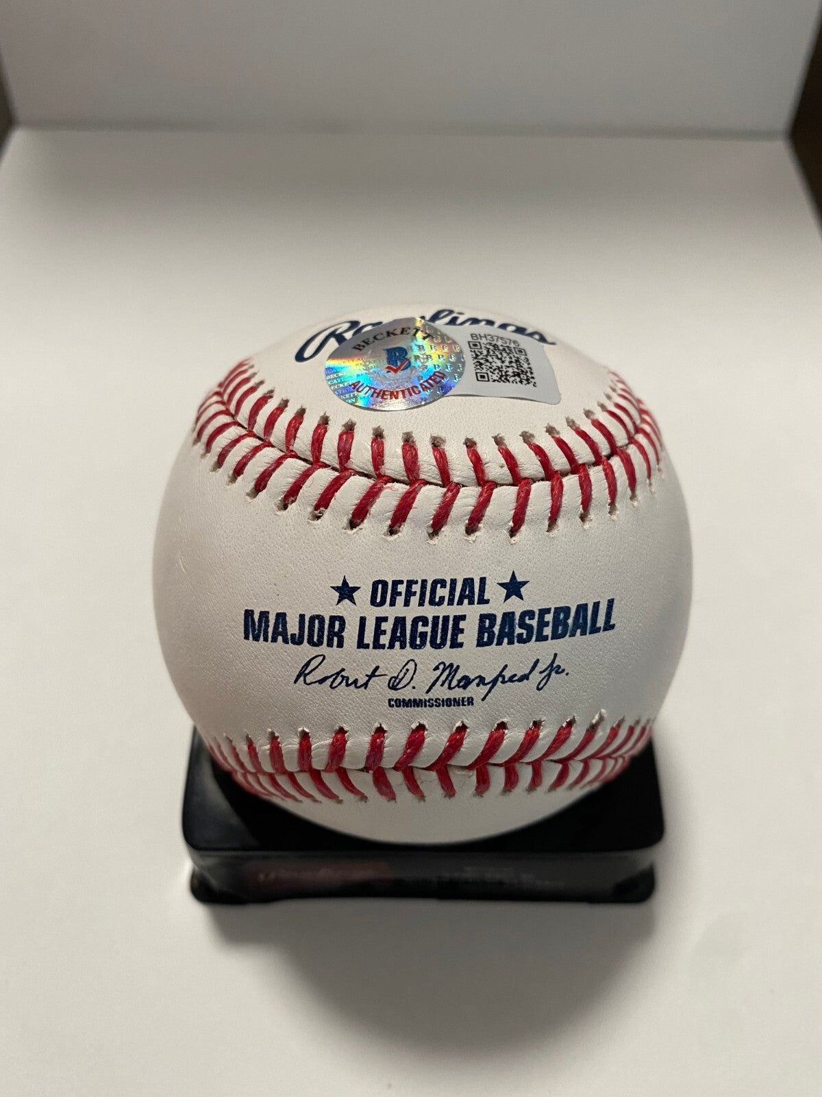 VIDAL BRUJAN MIAMI MARLINS SIGNED AUTOGRAPHED M.L. BASEBALL BECKETT