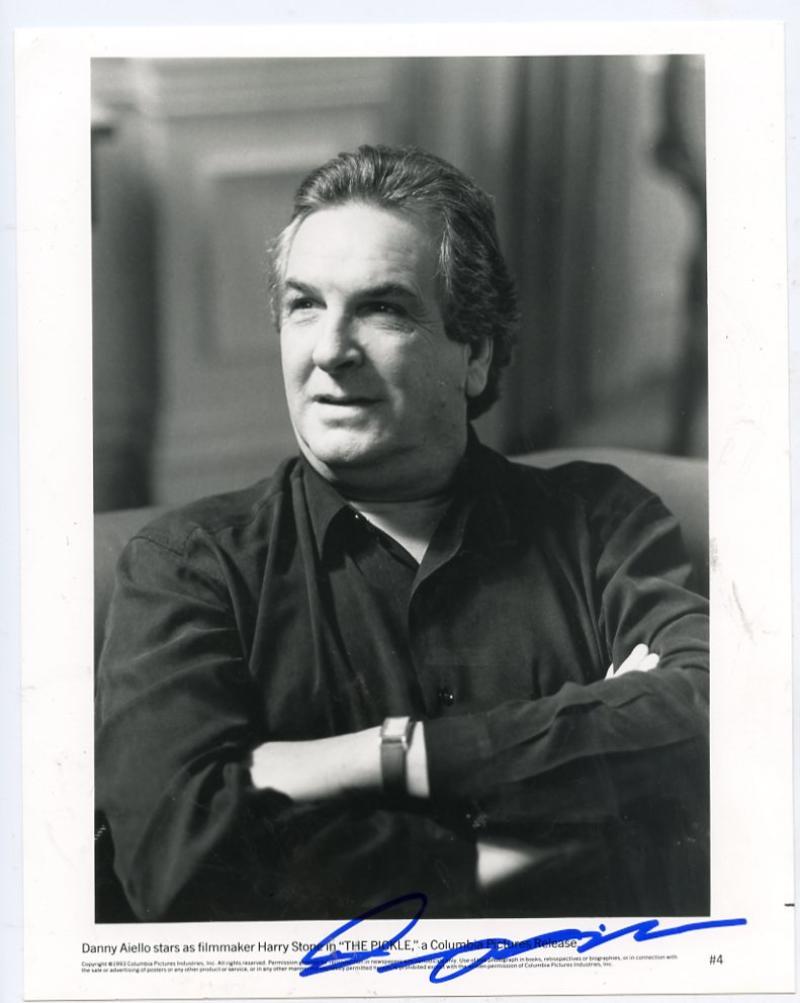 DANNY AIELLO SIGNED AUTOGRAPHED 8X10 AT SARASOTA, FL W/ COA