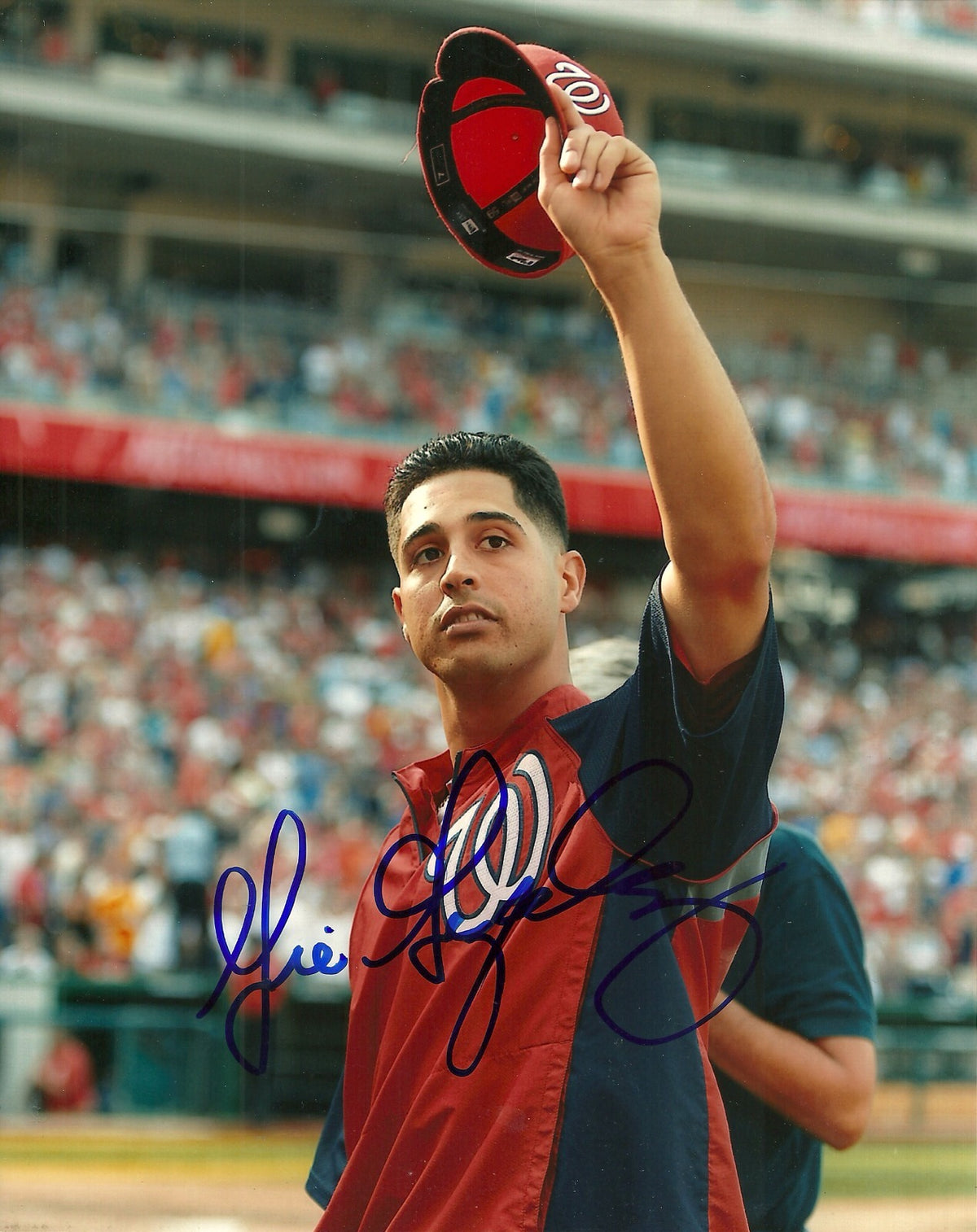 GIO GONZALEZ WASHINGTON NATIONALS SIGNED AUTOGRAPHED 8x10 PHOTO W/COA