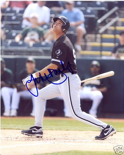JORDAN DANKS CHICAGO WHITE SOX SIGNED 8X10 PHOTO W/COA