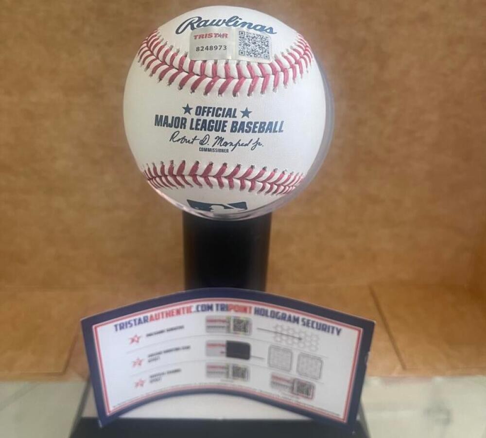 BRYCE ELDER BRAVES SIGNED AUTOGRAPHED M.L. BASEBALL TRI STAR AUTH