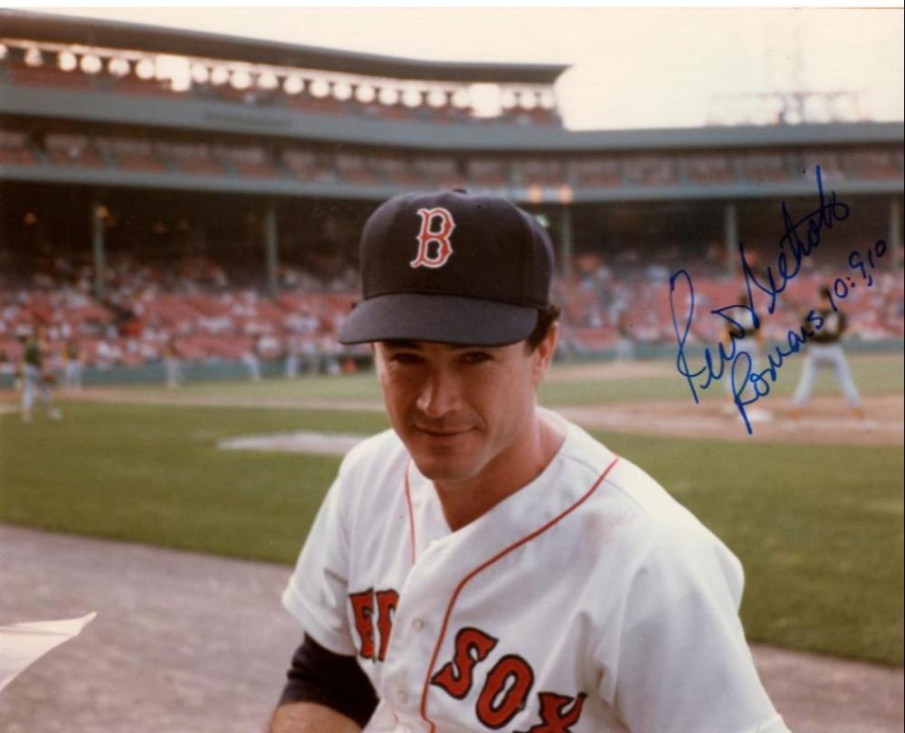 REID NICHOLS BOSTON  RED SOX  SIGNED AUTOGRAPHED 8X10 PHOTO W/ COA