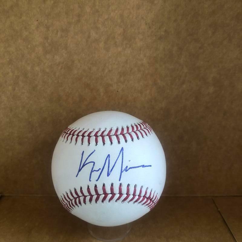 KAMERON MISNER MIAMI MARLINS ROOKIE YEAR SIGNED AUTO M.L. BASEBALL BAS R42152