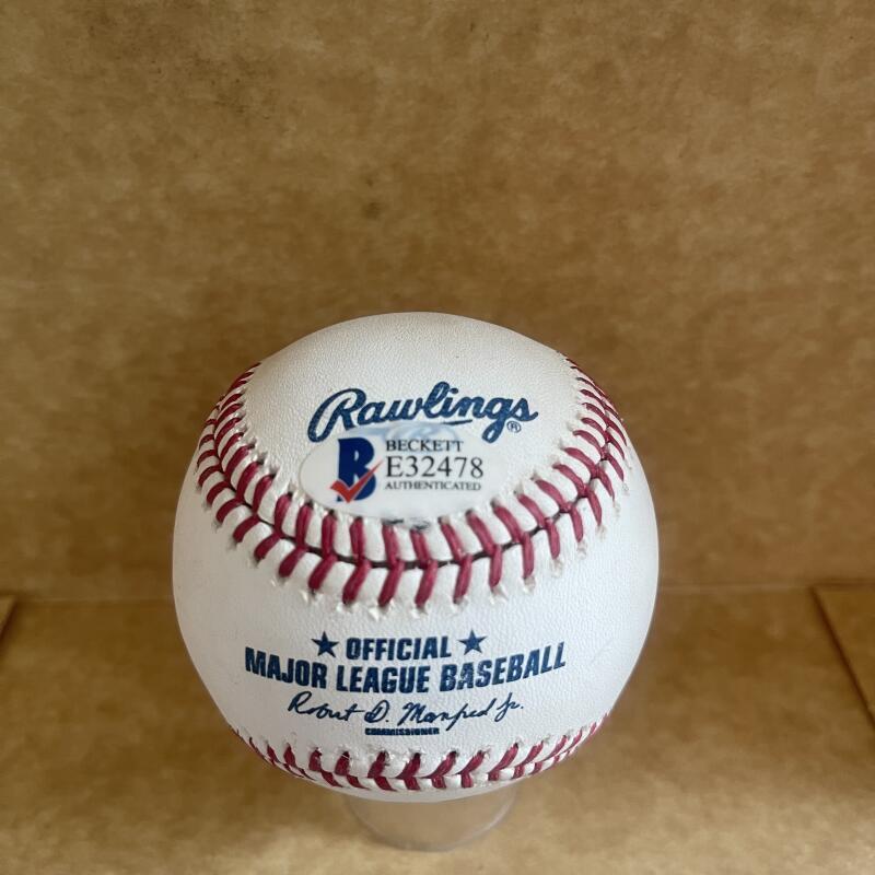BARRY LARKIN REDS SIGNED AUTOGRAPHED M.L. BASEBALL