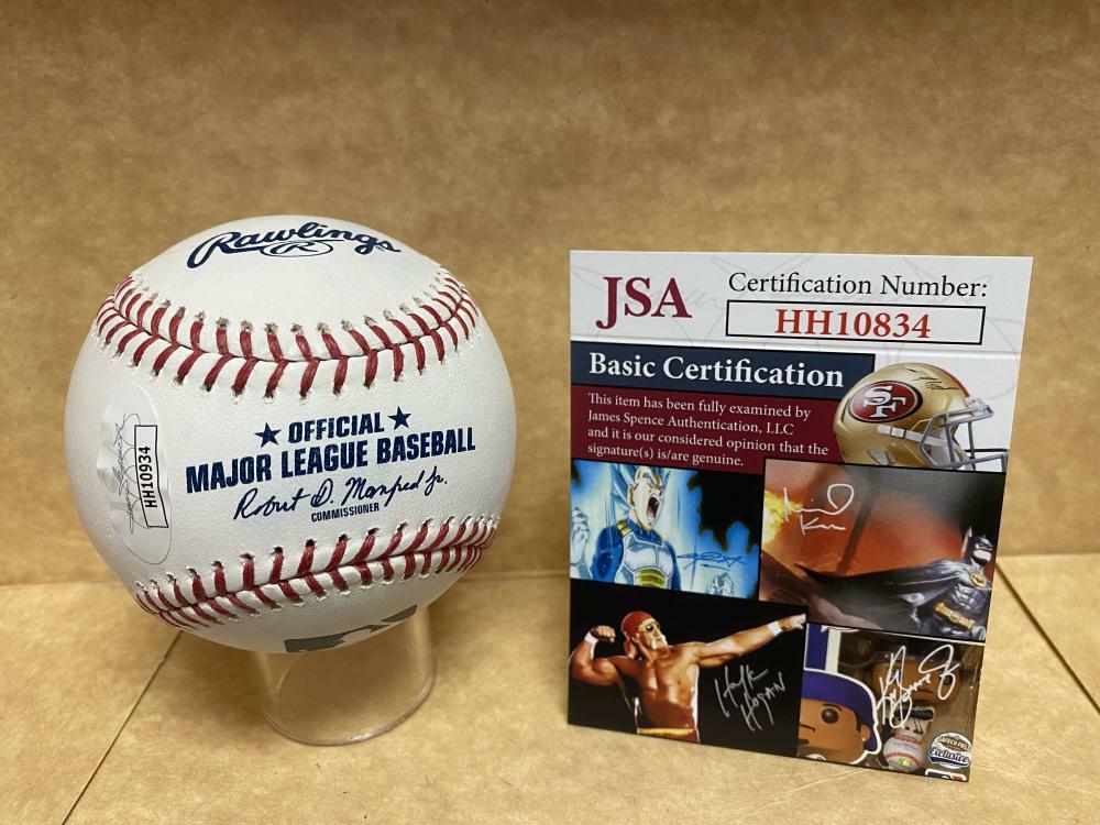 LYON RICHARDSON CINCINNATI REDS SIGNED AUTOGRAPHED M.L. BASEBALL JSA HH10934