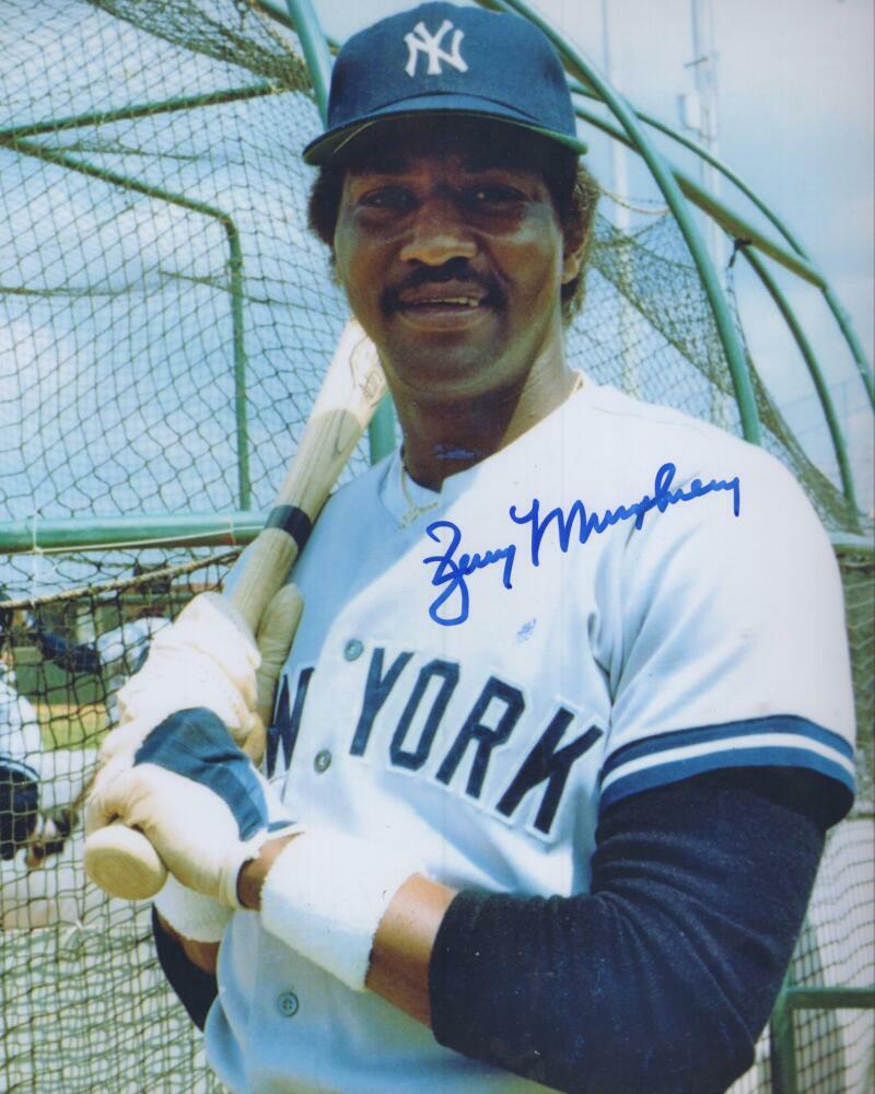 JERRY MUMPHREY NEW YORK YANKEES   SIGNED AUTOGRAPHED 8X10 PHOTO W/ COA