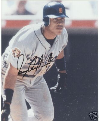 ROGER CEDENO DETROIT TIGERS SIGNED 8X10 PHOTO W/COA
