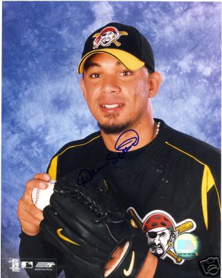DAUNER SANCHEZ PITTSBURGH PIRATES SIGNED 8X10 PHOTO