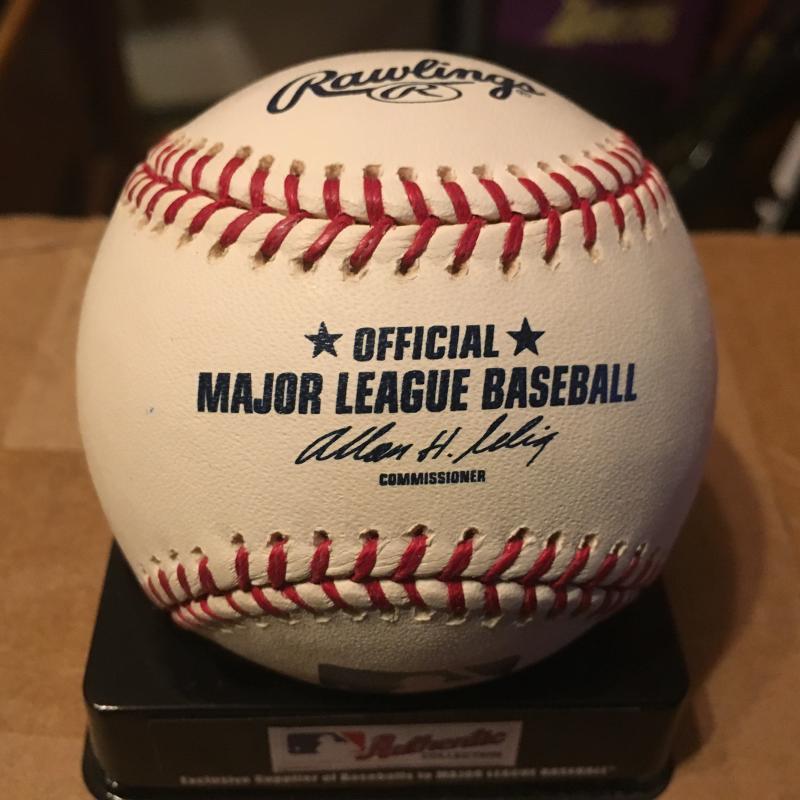 TONY CLARK SAN DIEGO PADRES M.L. SIGNED BASEBALL W/COA