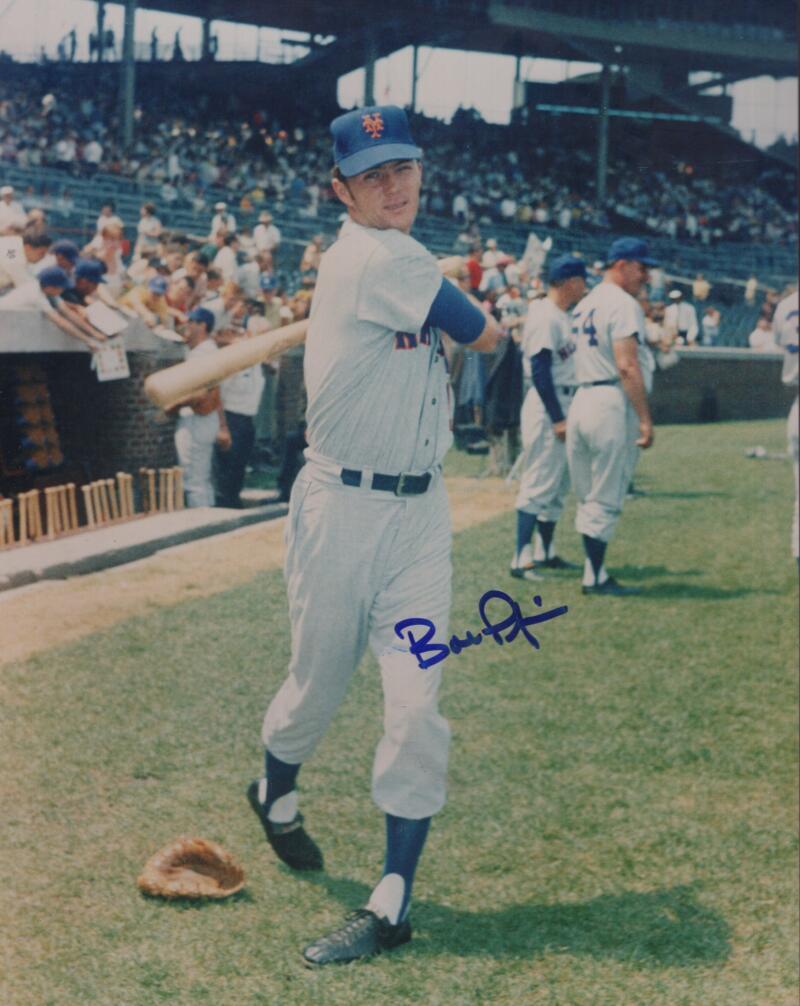 BOBBY PFEIL  METS SIGNED AUTOGRAPHED 8X10 PHOTO W/ COA