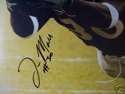TYRONE MOSS MIAMI HURRICANES SIGNED 16X20 PHOTO W/COA
