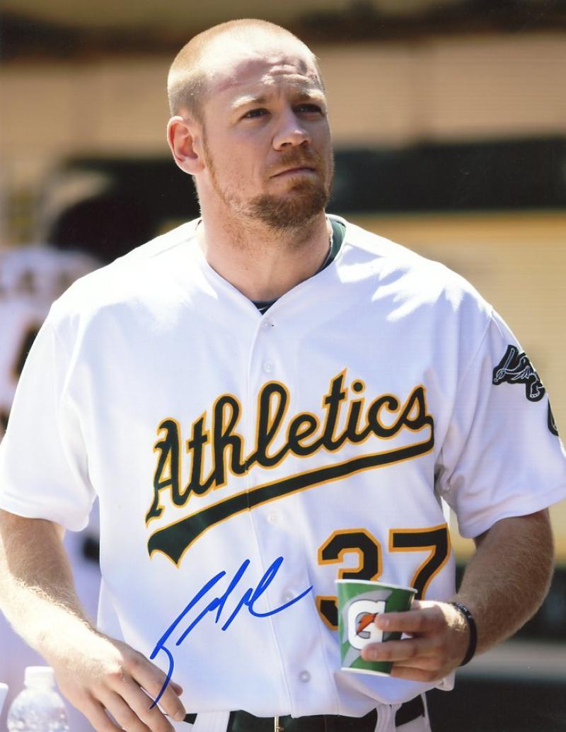 BRANDON MOSS OAKLAND A'S  SIGNED 8X10 PHOTO W/COA