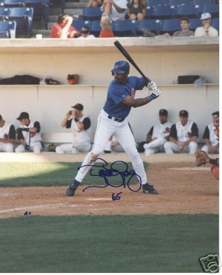 TERRANCE LONG NEW YORK METS SIGNED 8X10 PHOTO W/COA