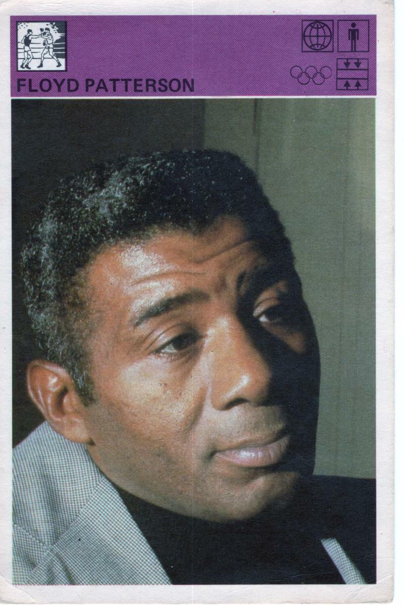 FLOYD PATTERSON 1981 SVIJET SPORTA LARGE POSTCARD