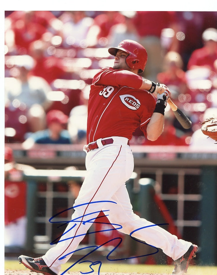 DEVIN  MESORACO  #39   CINCINNATI  REDS  SIGNED AUTOGRAPHED 8X10  PHOTO  W/COA