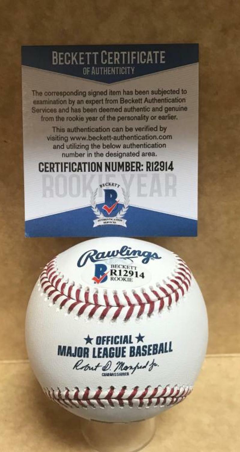 HENDRIK CLEMENTINA CINCINNATI REDS ROOKIE YEAR SIGNED M.L. BASEBALL R12914