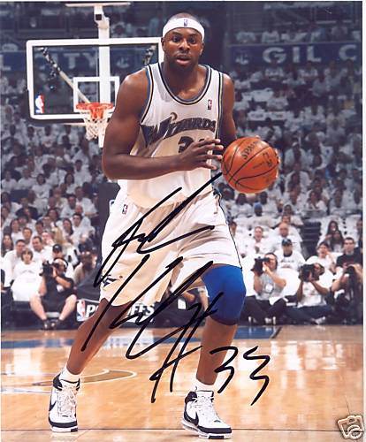 BRENDAN HAYWOOD WASHINGTON WIZARDS SIGNED 8X10 PHOTO