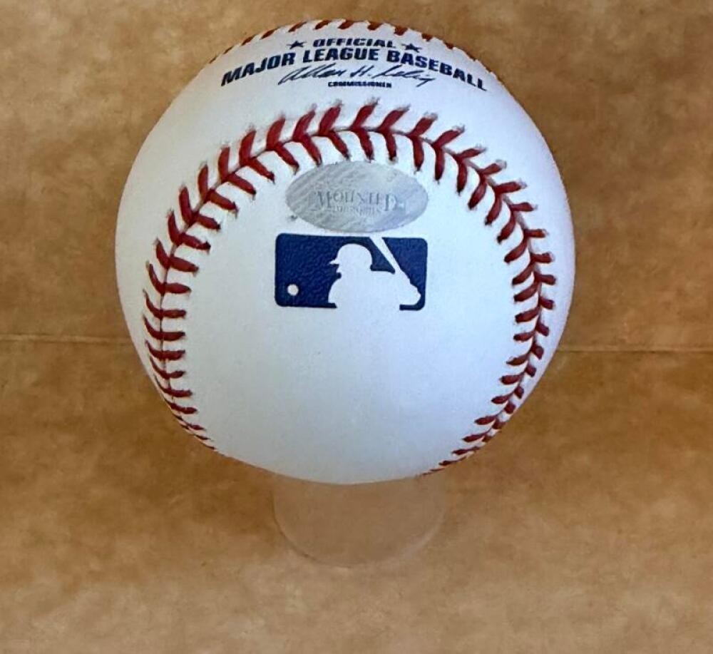 ALBERT PUJOLS ST.L CARDINALS SIGNED AUTOGRAPHED BASEBALL MOUNTED MEMORIES