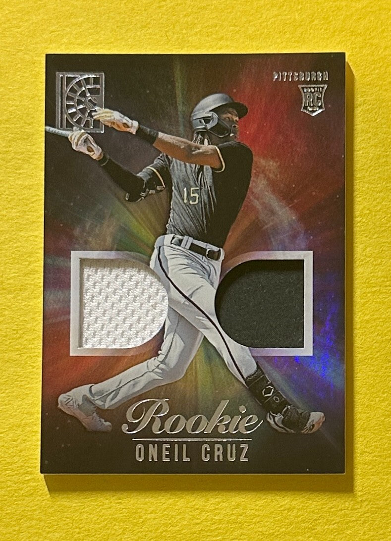 2022 PANINI CAPSTONE ONEIL CRUZ ROOKIE RELIC #RDM-OC PIRATES