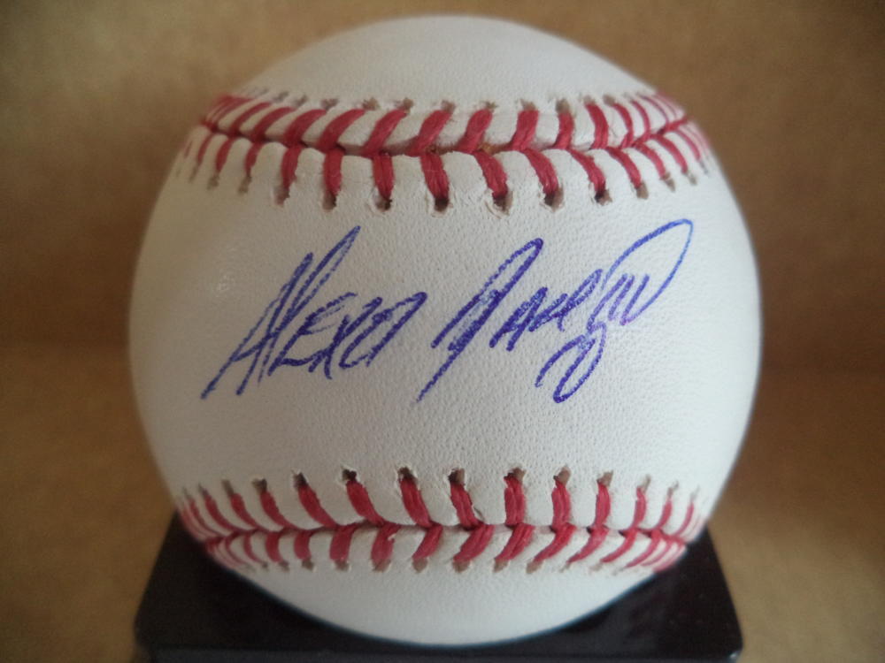 ALEXEI RAMIREZ WHITE SOX/PADRES/RAYS SIGNED AUTOGRAPHED M.L. BASEBALL W/COA