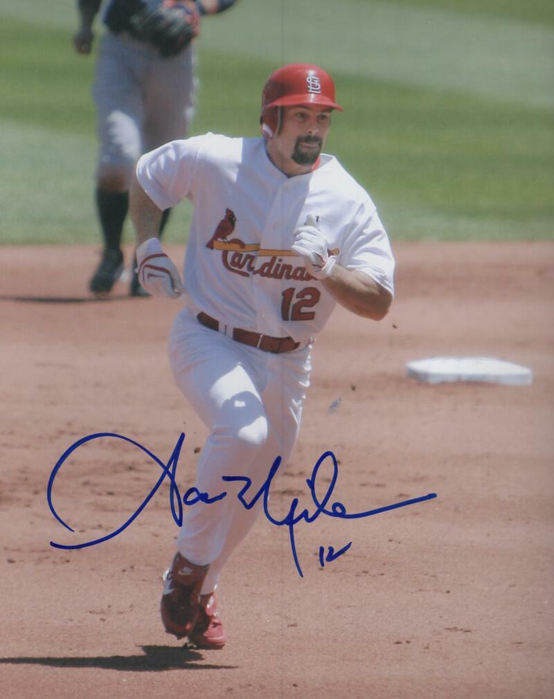 AARON MILES ST. LOUIS CARDINALS SIGNED AUTOGRAPHED 8X10 PHOTO W/ COA
