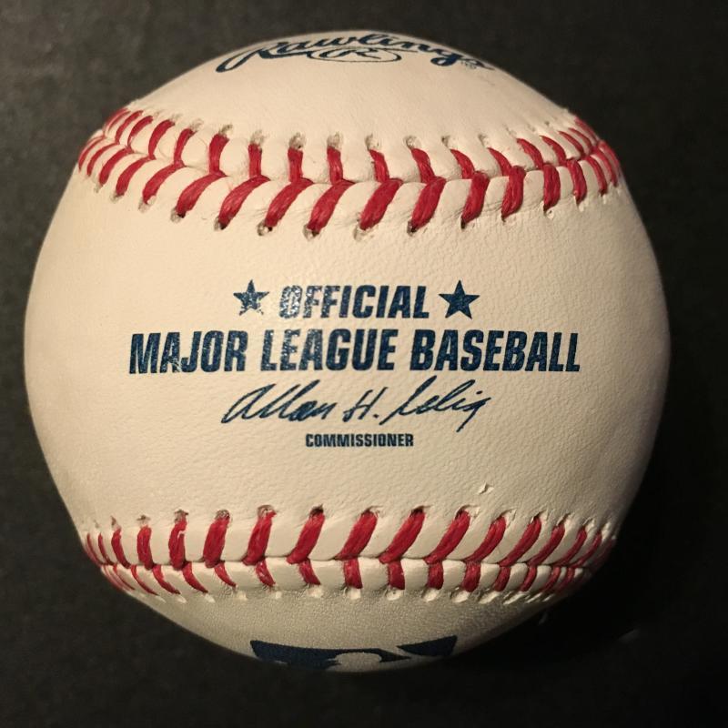 ERIK CORDIER 2014 WS CHAMPS SIGNED AUTOGRAPHED M.L. BASEBALL W/COA