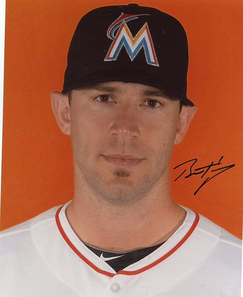 BRETT   HAYES    MIAMI  MARLINS   SIGNED 8X10  PHOTO