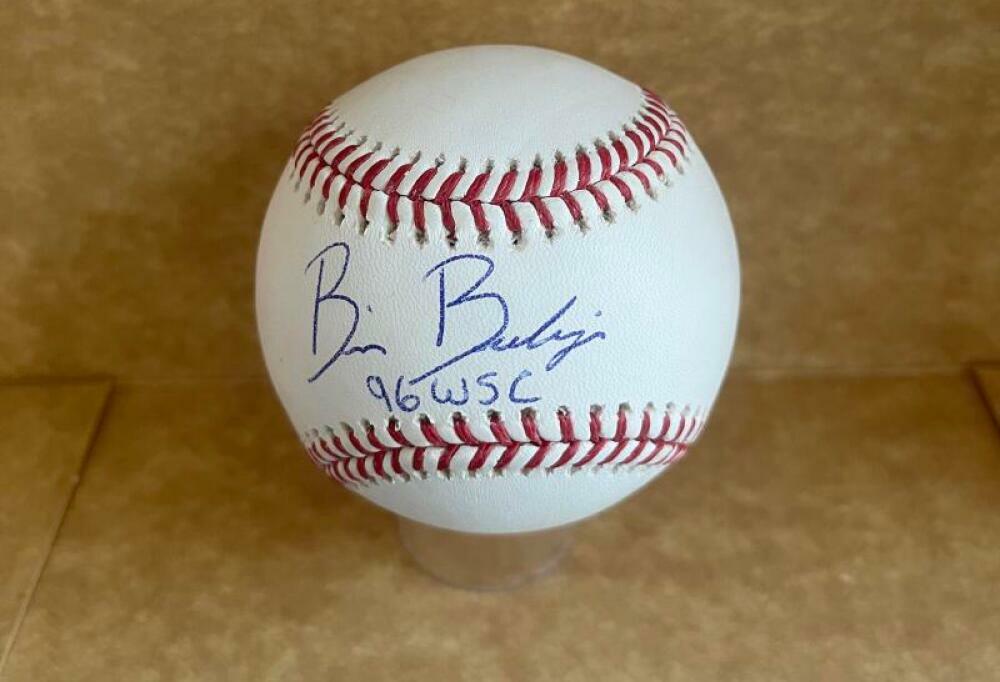 BRIAN BOEHRINGER YANKEES 96 WSC SIGNED AUTO M.L. BASEBALL BAS BC85138