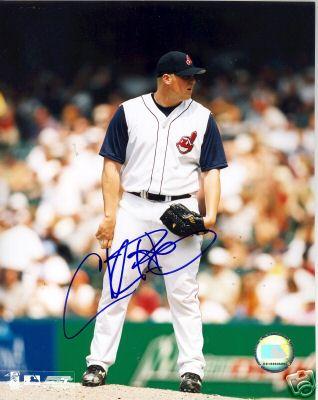 CHAD PARONTO CLEVELAND INDIANS SIGNED 8X10 PHOTO W/COA