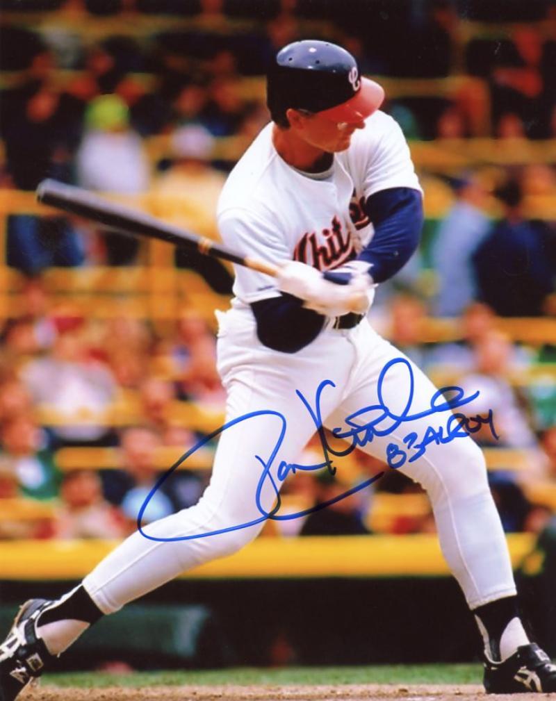 RON KITTLE WHITE SOX 83 AL ROY SIGNED AUTOGRAPHED 8X10 PHOTO W/COA