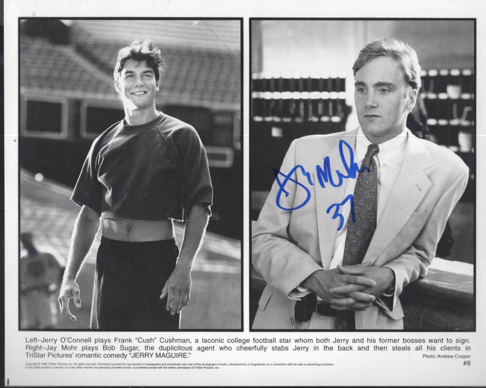 JAY MOHR JERRY MAGUIRE  SIGNED AUTOGRAPHED 8X10 PHOTO W/ COA