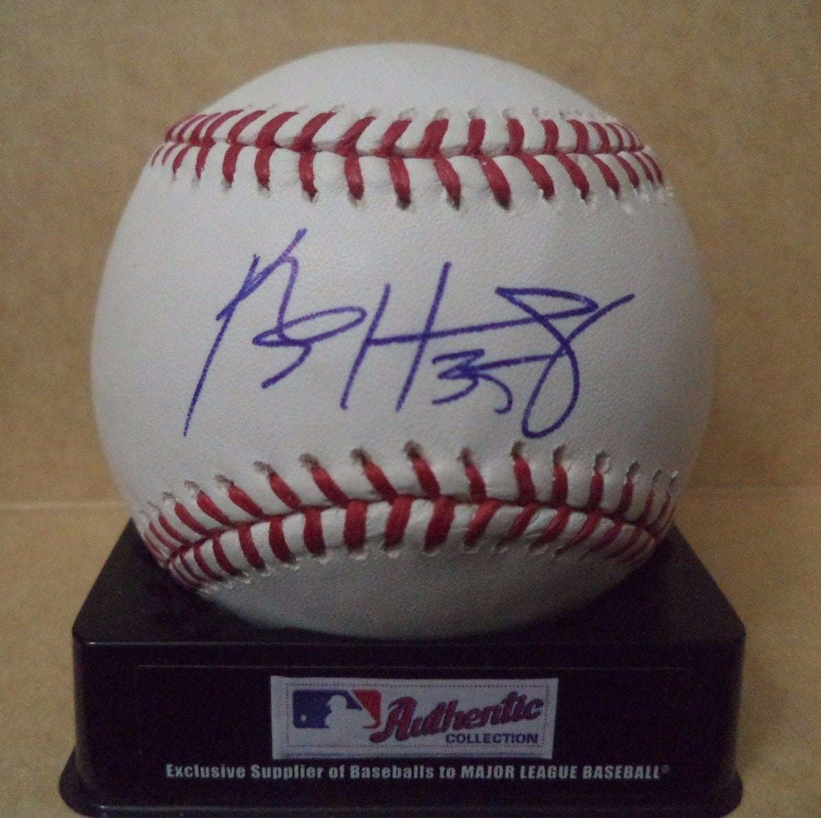 KRIS HARVEY PITTSBURGH PIRATES SIGNED AUTOGRAPHED M.L BASEBALL W/COA