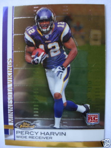 2009 09 FINEST #73 PERCY HARVIN *RC*
