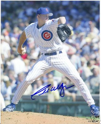 TODD WELLMEYER CHICAGO CUBS SIGNED 8X10 PHOTO W/COA