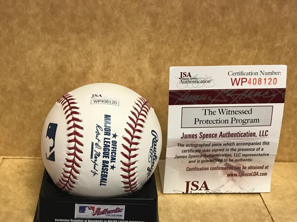 ROBERT GSELLMAN NEW YORK METS SIGNED M.L. BASEBALL JSA WP408120