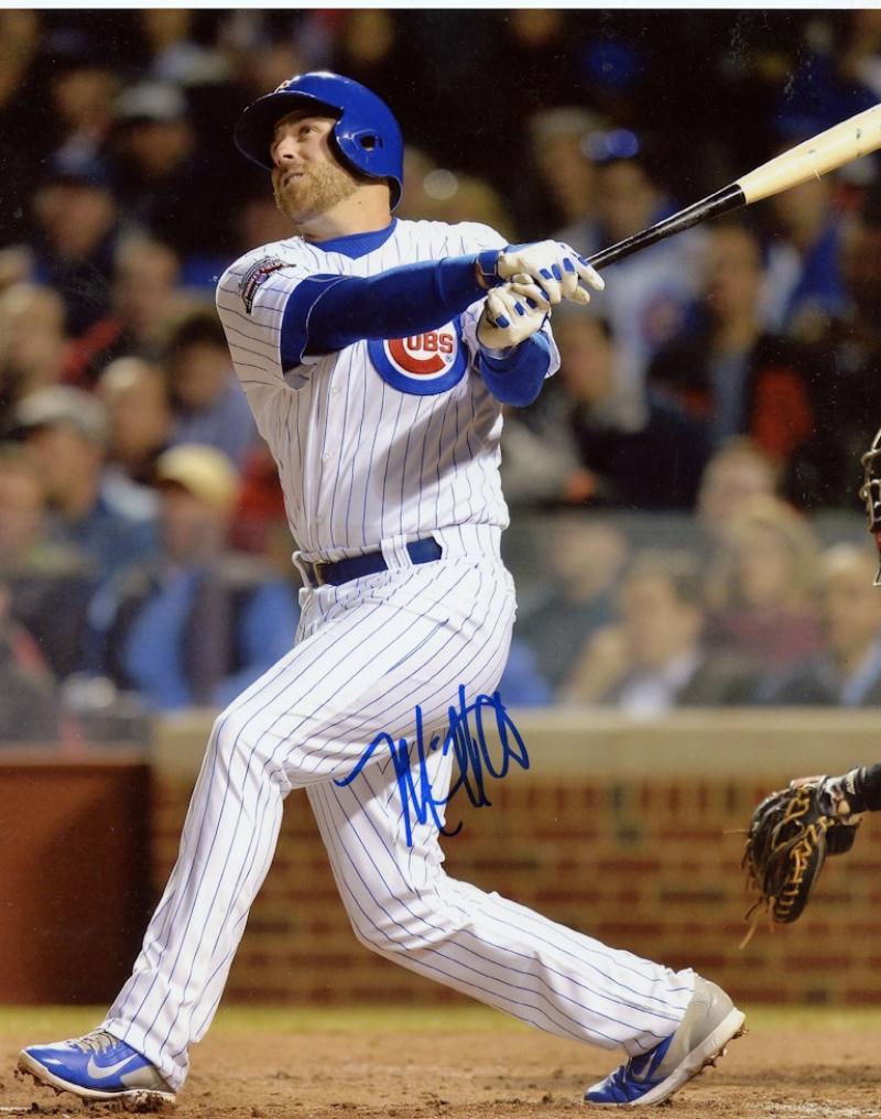 MIKE OLT CHICAGO CUBS SIGNED  8X10 PHOTO W/ COA