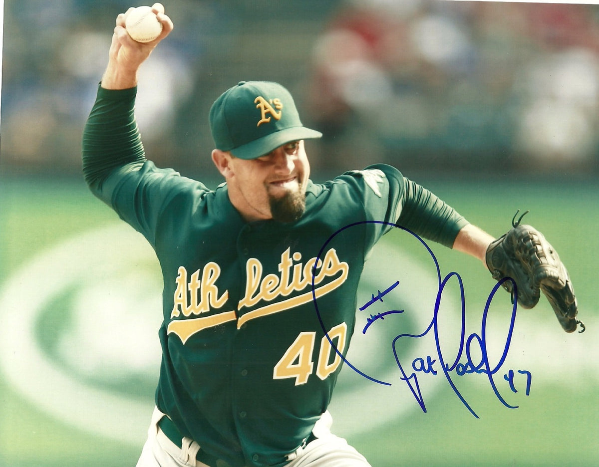 PAT NESHEK OAKLAND ATHLETICS SIGNED AUTOGRAPHED 8x10 PHOTO W/COA